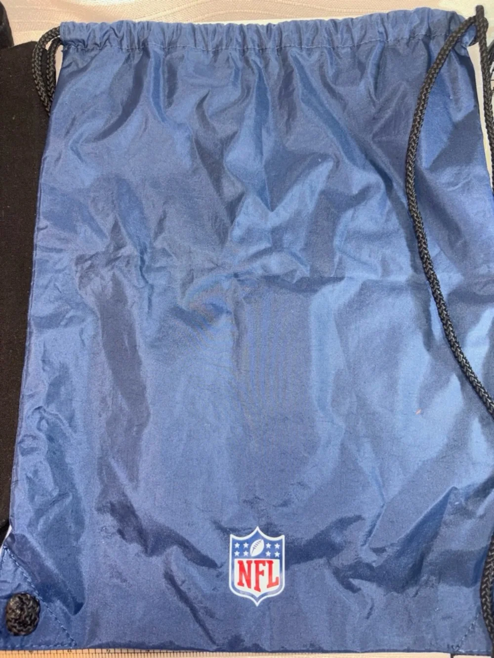 2 Vintage NFL Bags Tennessee Titans Drawstring bag and a NFL Tote Bags